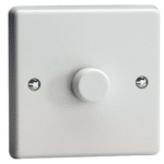 1 X 400w Trailing Push On And Off 2-Way White Varilight Dimmer Switch