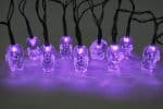 Halloween Battery Operated 10 LEDs Skull String Light Set