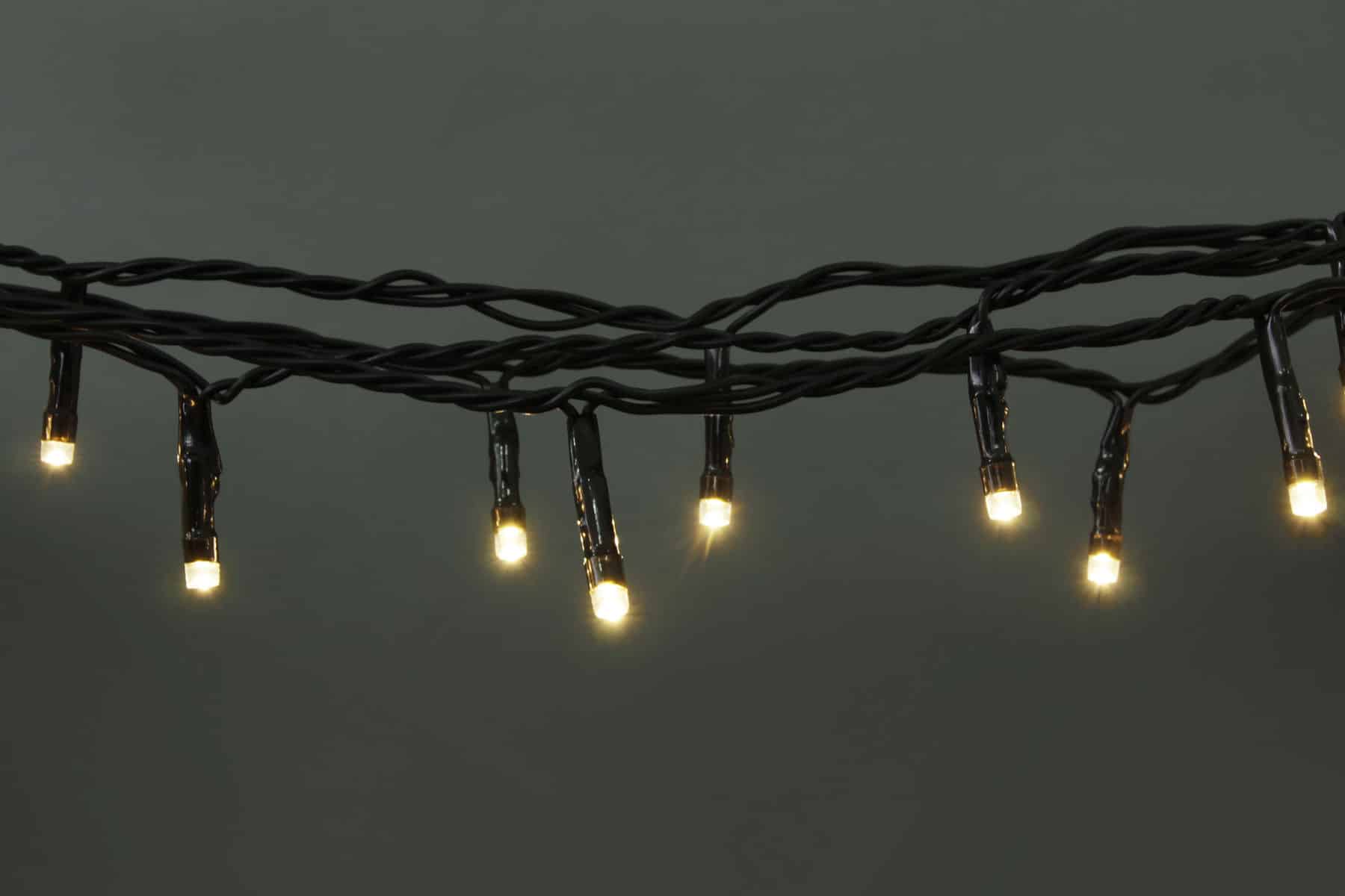 Lights4fun 50 Warm White LED Indoor Fairy Lights Clear Cable Plug in 24v 4m IP20 