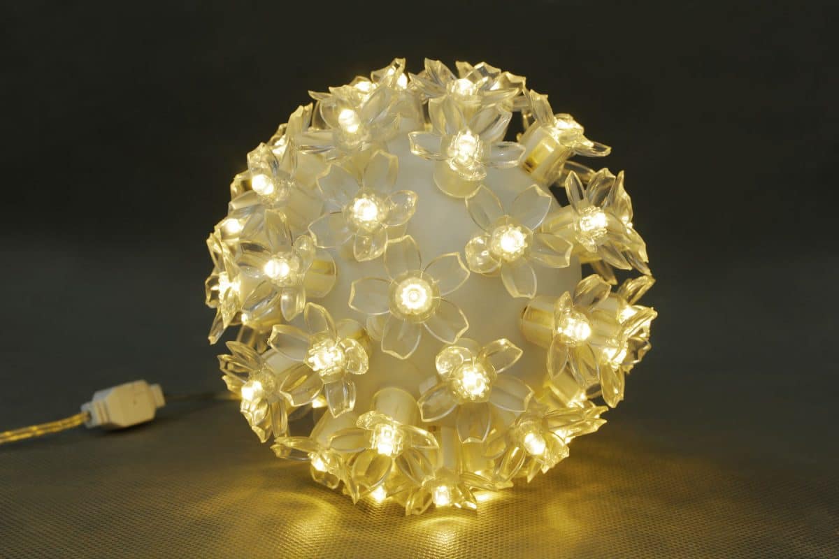 Warm White 50 LED Ball Light