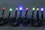 24volt 50 LEDs Multi Colour Multi Function String Lights with Transformer Included