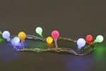 24volt 10 LEDs Multi Colour Frosted Ball String Lights with Transformer Included