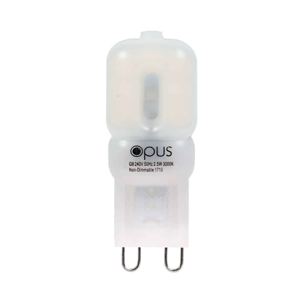 2.5watt Capsule LED G9 Cap 240volt Warm White Equivalent To 25watt