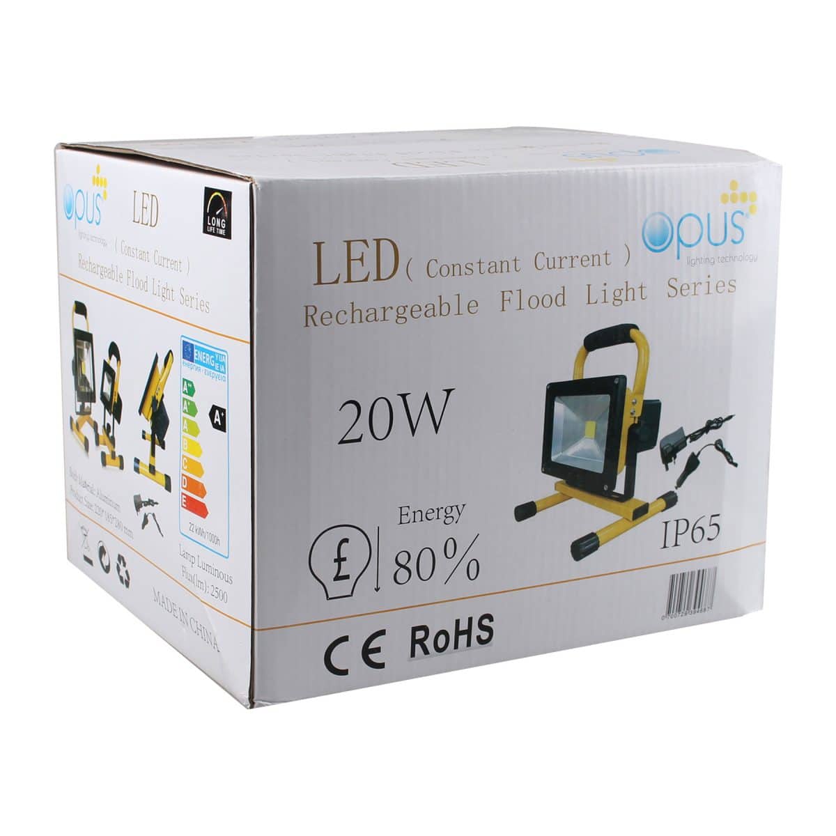20watt Rechargeable Cordless LED Outdoor Work Light