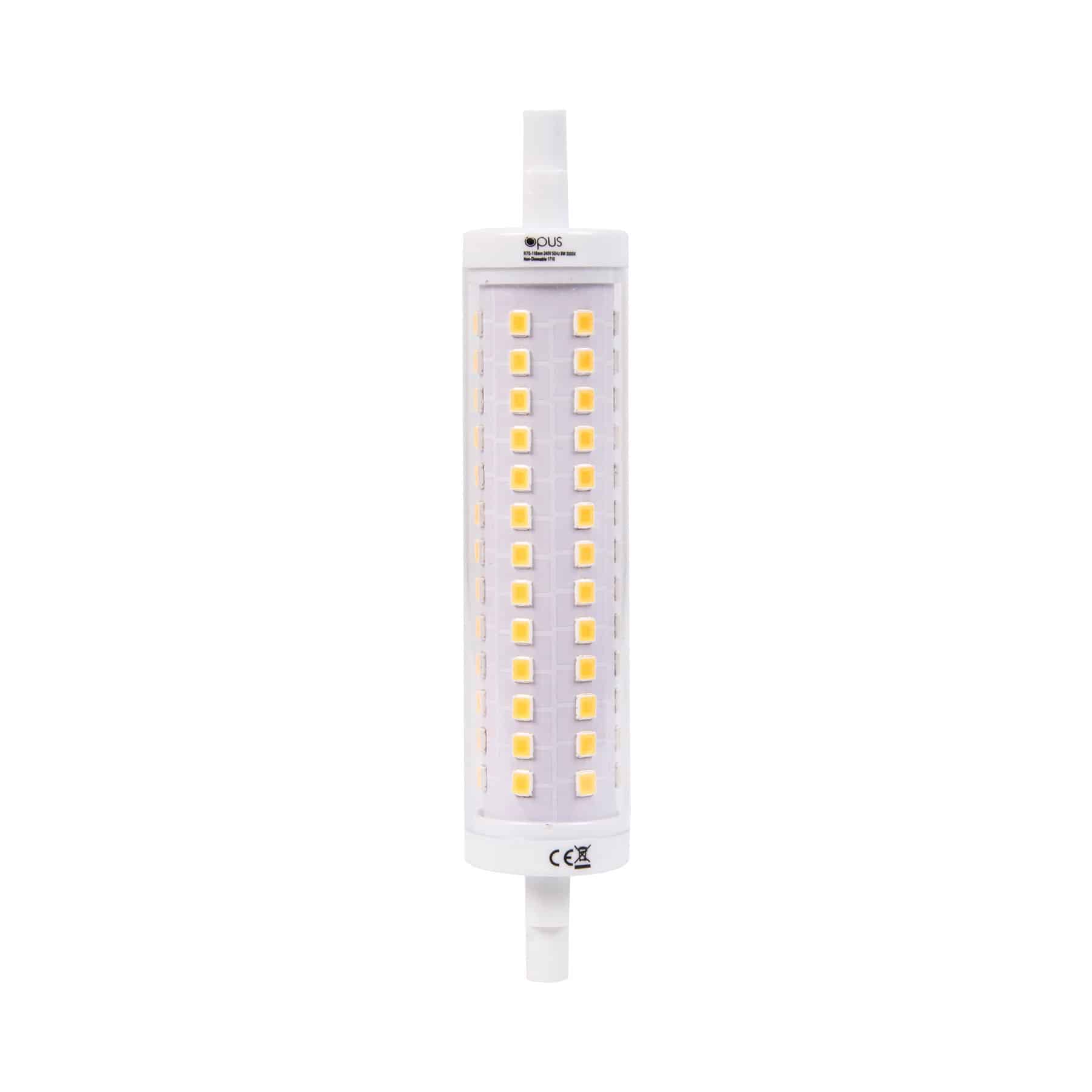 Opus Lighting Technology 9watt Linear LED R7s 118mm Warm White Bulb