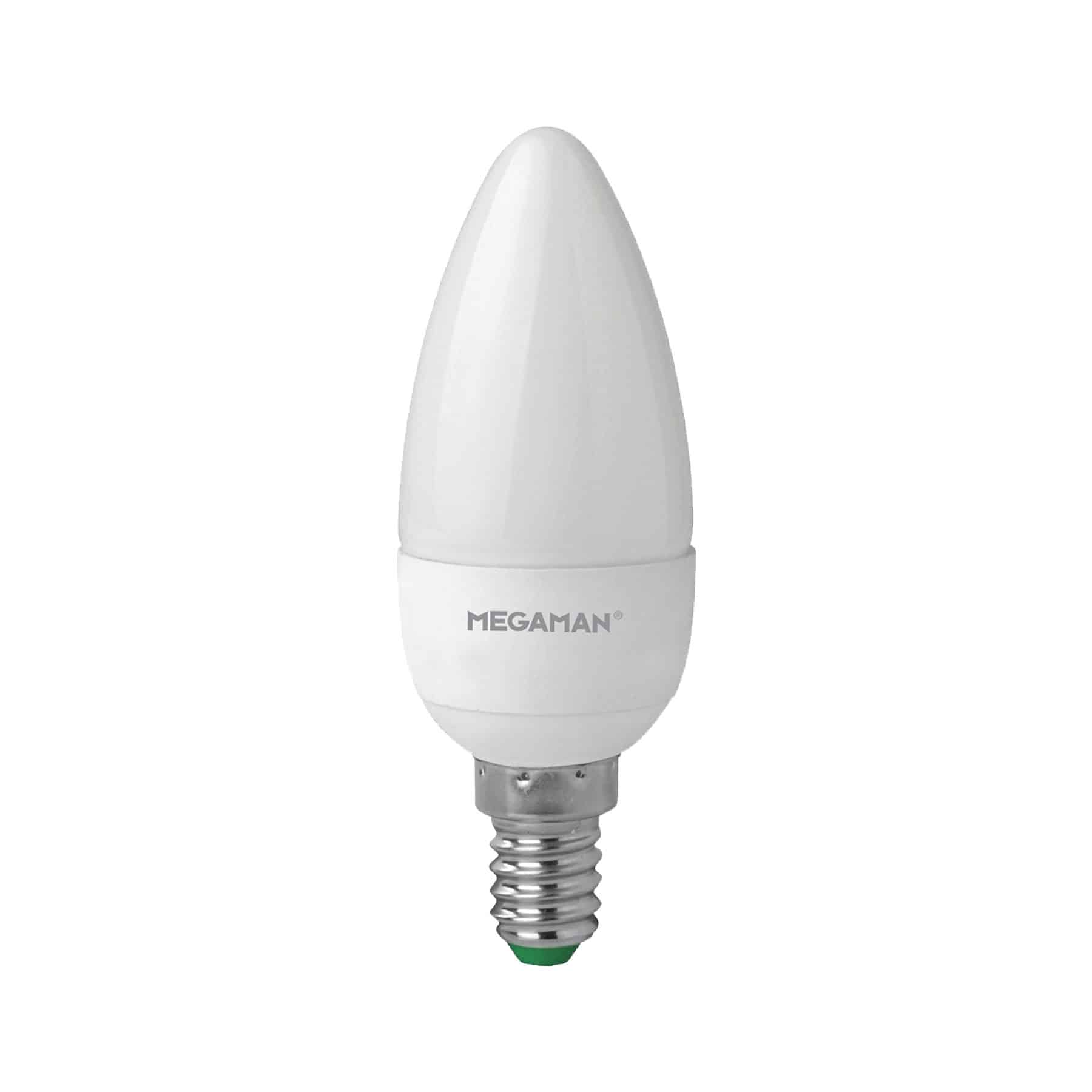 1x 5W Low Energy CFL Mini Stick Light Bulbs SES E14 Small Screw Chandelier Lamps 