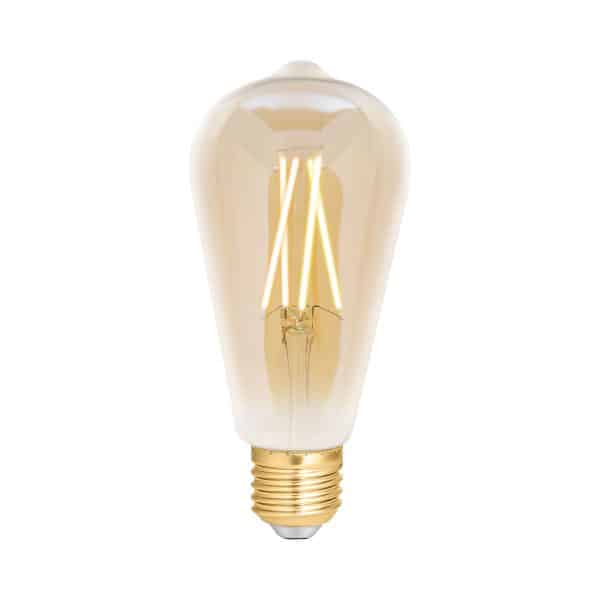 Buy Philips Hue Bulbs E27 (A60-Filament) 7W 550lm Warm-to-cool white light  Amber